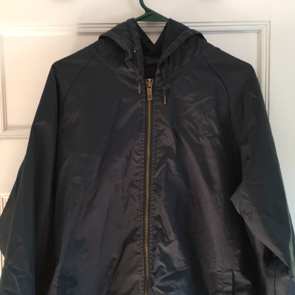 Teal windbreaker